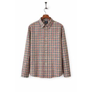 J Crew Flex Washed Plaid Button Down Shirt XXL Slim Untucked Stretch Cotton Mens